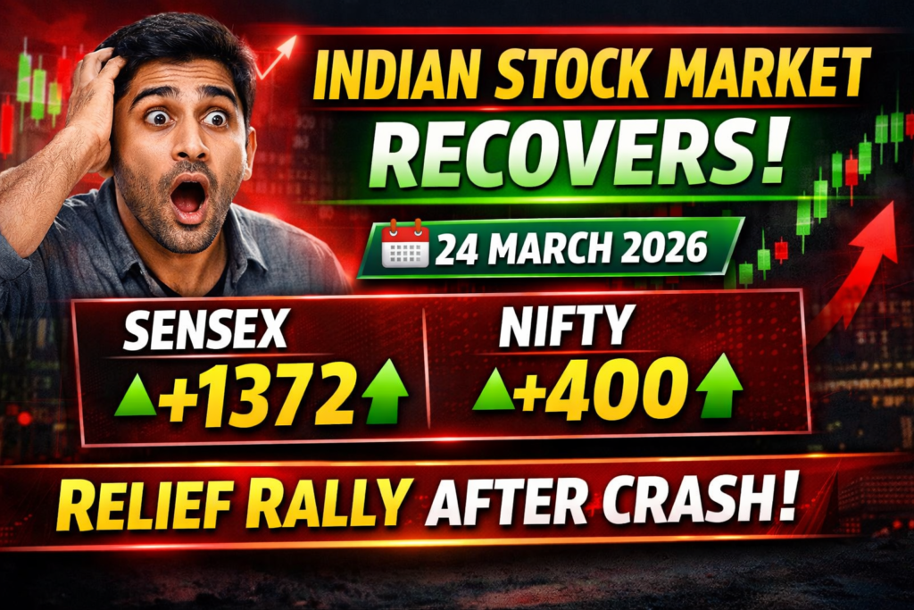 Indian Stock Market Update β 24 March 2026
